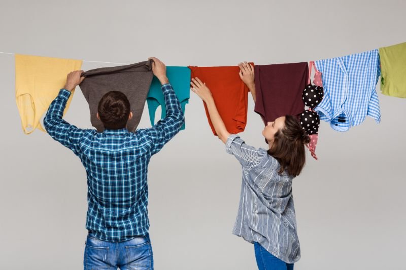 wash clothes